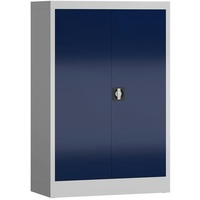 Classix Stahlschrank X-530291 enzianblau, lichtgrau 80,0 x 38,0 x