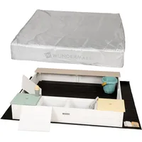 WONDERMAKE WONDERMAKE® Design Sandkasten mit Matschküche, Abdeckung OXFORD 420D,