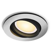 Philips Hue LED-Einbauspot Milliskin White Ambiance Rund Aluminium