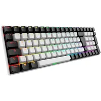 Sharkoon SGK50 S2 White, schwarz/weiß, LEDs RGB, Gateron YELLOW,