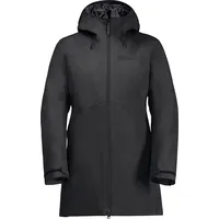 Jack Wolfskin Damen Heidelstein Ins Mantel (Größe XL, schwarz)