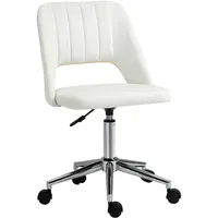 Vinsetto Bürostuhl ergonomisch geformt, high-end gaslift Beige 49 x