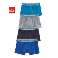 AUTHENTIC LE JOGGER Boxer in blau, navy, grau-meliert, türkis