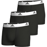 Adidas Herren, Trunk (3PK) Active Flex Cotton Unterwäsche, 006