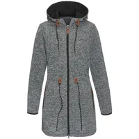 LASCANA Fleecejacke LASCANA, Damen, Gr. 36/38, grau (anthrazit), Fleece,