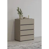 INOSIGN »Cross,Breite 60 cm, moderne grifflose Sideboard,4 Schubkästen«, Schubladenschrank