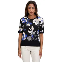 Betty Barclay Kurzarmshirt BETTY BARCLAY "Betty Barclay Feinstrickpullover mit