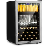 Klarstein Beersafe 5XL Kühlschrank 148 Liter 3 Böden Panoramaglastür