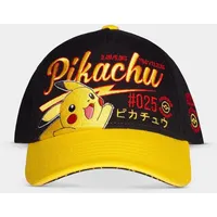 Pokémon Pikachu Unisex Cap schwarz/gelb - Einheitsgröße