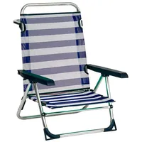 Alco Multipurnation Aluminum Beach With Handle And Folding Rear