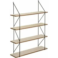 Atmosphera Regal, Wand Iris aus Metall MDF-Holzplatte 60x80cm