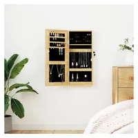 VidaXL Schmuckschrank mit Spiegel Wandmontage 30x8,5x67 cm