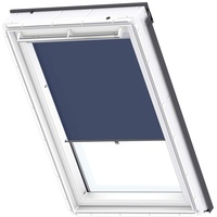 VELUX Rollo, mit Haken, für Dachfenster, Dunkelblau Schiene: alu