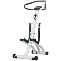 Sportnow Stepper mit LCD-Anzeige schwarz, weiß 80L x 61B