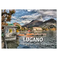 Calvendo Lugano - Perle im Tessin (Wandkalender 2025 DIN