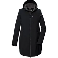 KILLTEC Damen, Funktionsjacke KOS 370 WMN SFTSHLL schwarz, 44