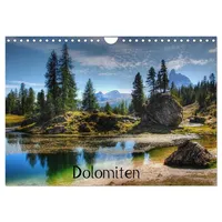 Calvendo dolomiten (Wandkalender 2025 DIN A4 quer), CALVENDO Monatskalender