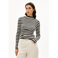 Armedangels Damen Pullover Slim Fit aus Bio-Baumwolle ALAANIA Striped