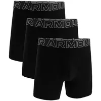 Under Armour Cotton 6in Boxer Schwarz