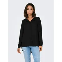 Only ONLTIANA LIFE L/S LOOSE SHIRT PTM Black XS