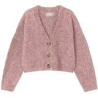 NAME IT Holly Boxy Short Strickjacke Deauville Mauve 7-8