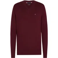 Tommy Hilfiger Pima Pullover Mit V-ausschnitt Deep Red S