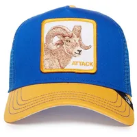 Goorin Bros. Trucker Cap Ram Fan Blau Gelb, Size:OneSize