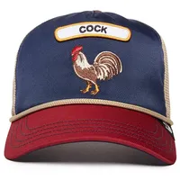 Goorin Bros. Trucker Cap GB2 Rooster Navy Rot Beige,