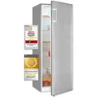 Exquisit KS320-V-H-040D Kühlschrank (242 l, 1426 mm hoch, Inoxlook)