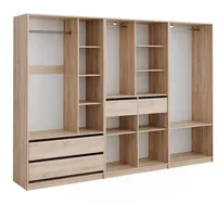 Vicco Kleiderschrank Elmo, Sonoma 100 x 200 cm Set