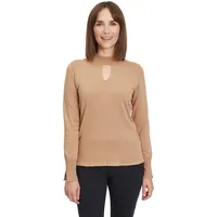 Betty Barclay Feinstrickpullover langarm in Beige | Gr.: 40