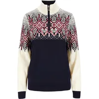 Dale of Norway Winterland Fem Sweater navy offwhite raspberry