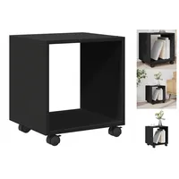 VidaXL Rollschrank Schwarz 37x33x42,5 cm Holzwerkstoff