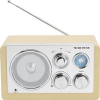 Denver TR-63LW Tischradio AM, FM AUX Holz (hell)