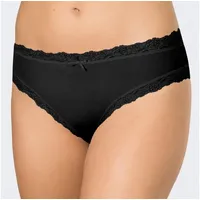 NINA VON C. Damen-Slip 3er-Pack schwarz 42