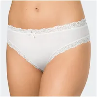 NINA VON C. Damen-Slip 3er-Pack weiß Größe 36