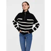 Vero Moda Saba Stripe LS HIGHNECK BLOUSE GA NOOS«,