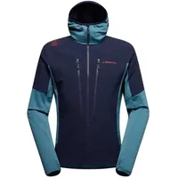 La Sportiva Session Tech Hoody Fleecejacke, Herren Deep sea/hurricane