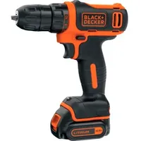 Black & Decker Akku-Bohrschrauber BDODD12KA, 10,8Volt - schwarz/orange, Li-Ionen