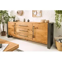 Riess-Ambiente Sideboard Thor 200cm mit Schubladen natur Wildeiche geölt