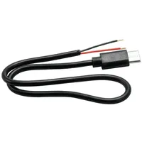 Omnitronic Kabel USB-C auf 2x offene Kabelenden 30cm