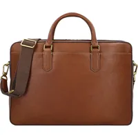 Fossil Asher Aktentasche Leder 40 cm Laptopfach medium brown