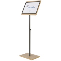 Rocada Präsentationstafel, Infodisplay, DIN A3, 132x40x30cm, magnetisch