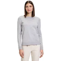 Betty Barclay Basic-Strickpullover mit Rundhalsausschnitt Grey Melange,46 | 46