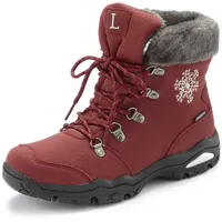 LASCANA Winterstiefelette Damen dunkelrot Gr.37