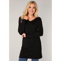 Base Level Longpullover »BAS-YOLA-LONG-PULLOVER«, Gr. 48, black, , 58150724-48