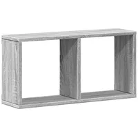 VidaXL Wandschrank 60x16x30 cm Grau Sonoma Holzwerkstoff