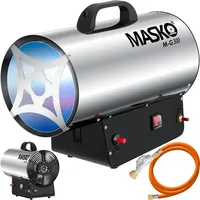 Masko MASKO® Gasheizgebläse Gasheizer Heizkanone Gasheizstrahler Bauheizer Gas Heizgerät