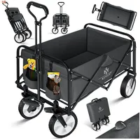 Kesser KESSER® Bollerwagen faltbar Handwagen Transportkarre Gerätewagen inkl. 2