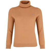 GANT Wollrollkragenpullover in Camel - S